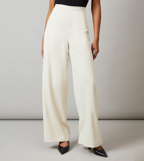 High Waist Wide Leg Trousers