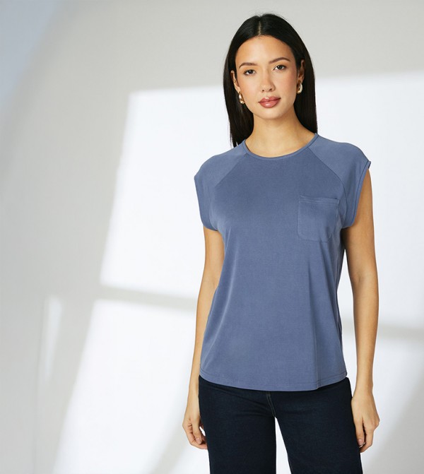 Pocket Detail Touch T-Shirt