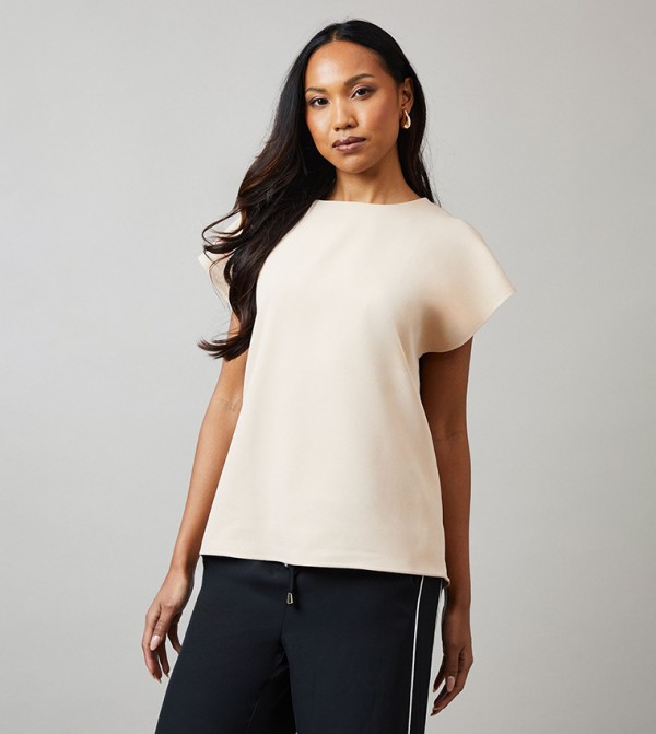 Solid Short Sleeves Top