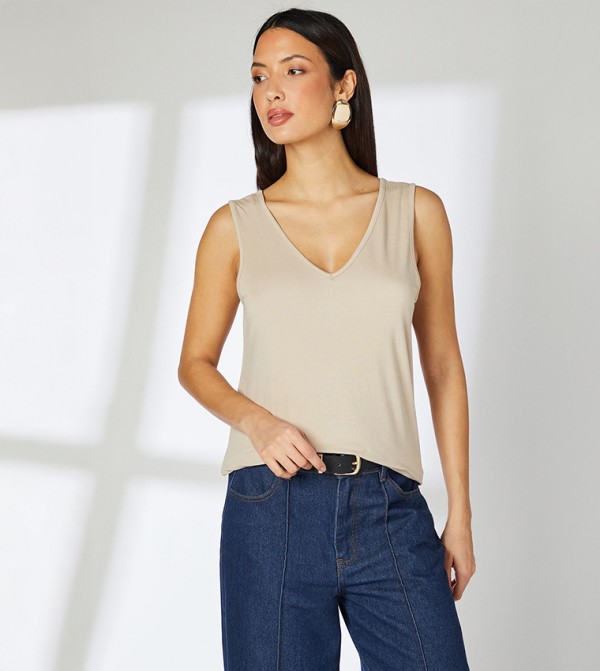 Soft Touch Reversible Jersey Sleeveless Top