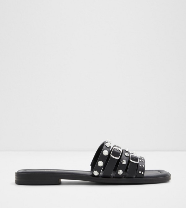 PEARLYNE Embellished Flat Sandals
