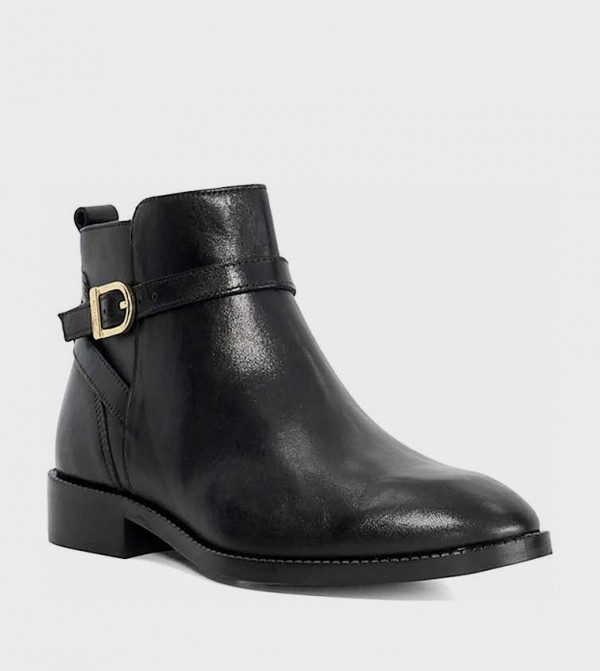 PEMMA Buckle Detail Ankle Boots