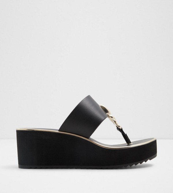 PENELOPY Monogram Wedge Sandals