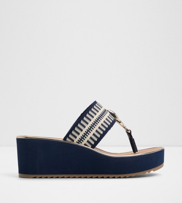 PENELOPY Patterned Wedge Sandals