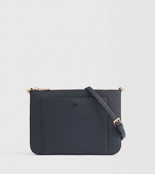 Textured Front Pocket Crossbody Bag