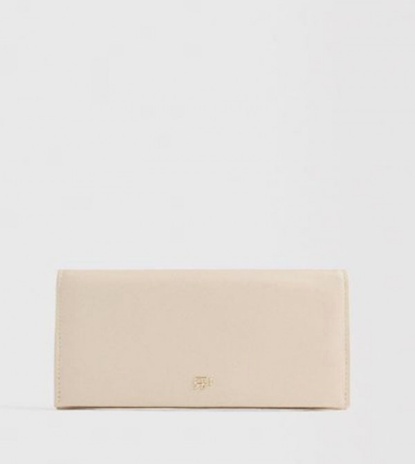 Textured Leather Bi-Fold Wallet