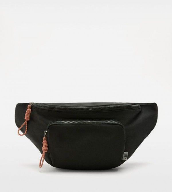Solid Nylon Waist Bag