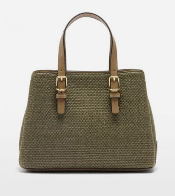 Textured Satchel Bag