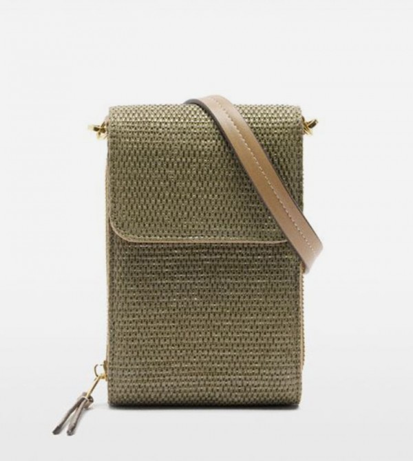 Textured Phone Crossbody Bag