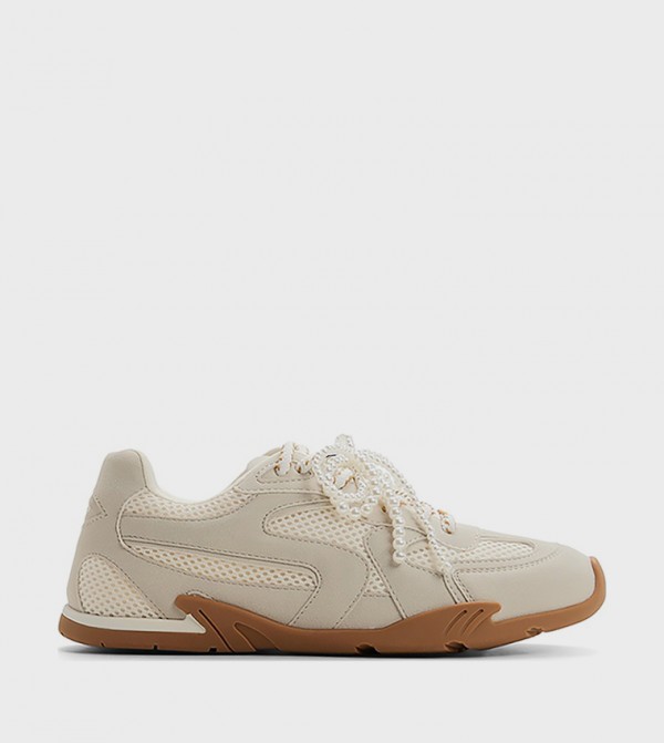 PIXELLE Round Toe Runner Sneakers