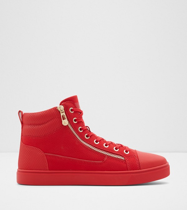 Buy Aldo POPSTAR Casual Lace Up High Top Sneakers In Red 6thStreet UAE