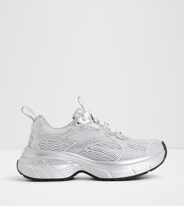 POWERPLAY Mesh Lace Up Chunky Sneakers
