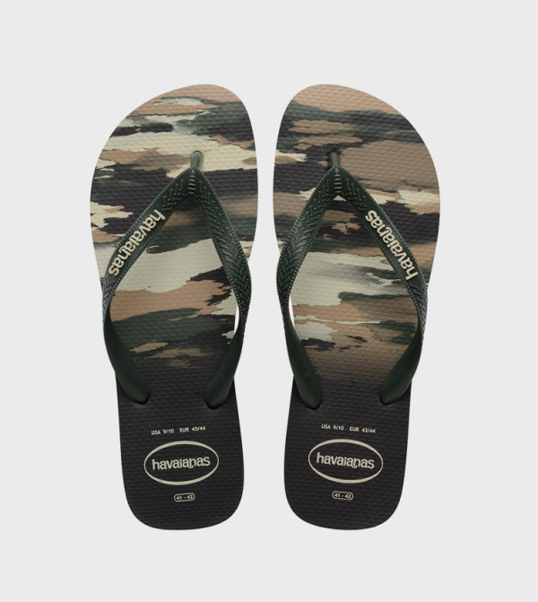 Top Camu Printed Flip-Flops