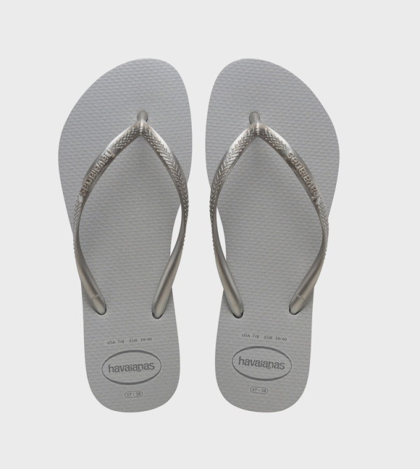 Slim Gloss Logo Detail Flip-Flops