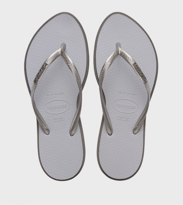 Slim Point Logo Detail Flip-Flops
