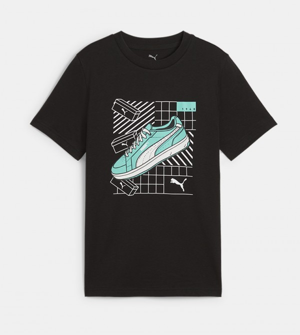Graphic Printed Crew Neck T-Shirt