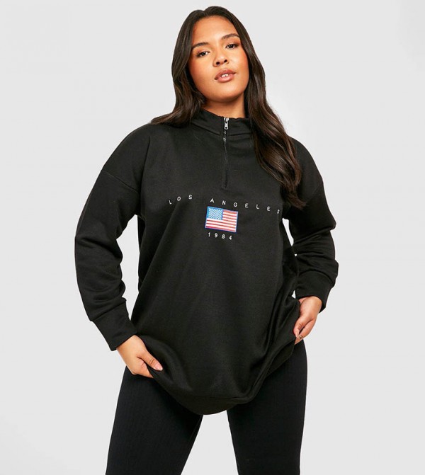 Buy Fila Color Block Long Sleeves Cropped Sweatshirt In Multiple