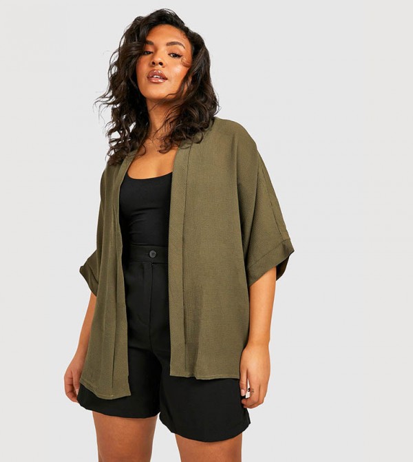 Khaki deals kimono jacket