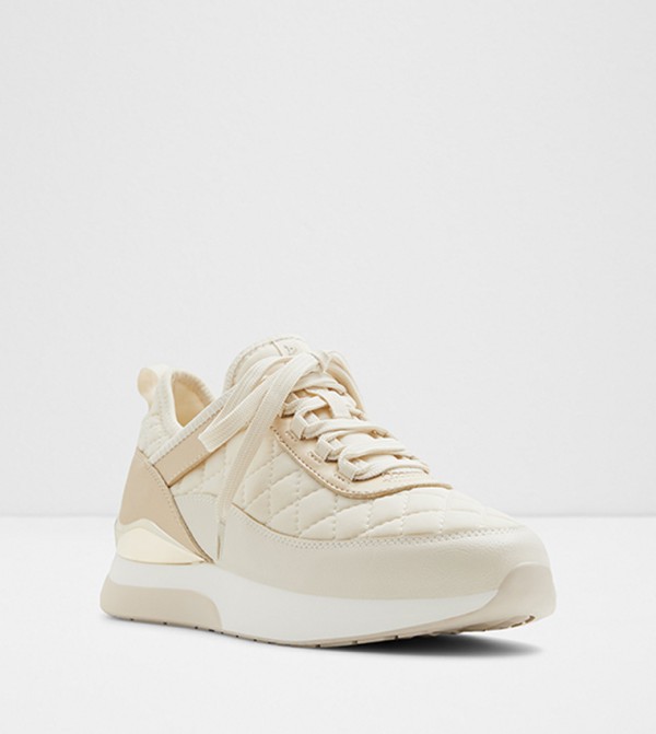 QUILTYN Quilted Lace-Up Sneakers