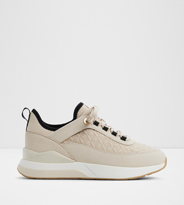 QUILTYN Textured Mid Top Sneakers