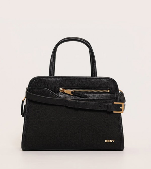HAZEL Textured Satchel Bag