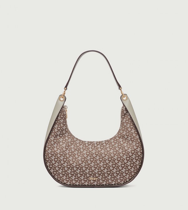 ABBY Logo Patterned Shoulder Bag