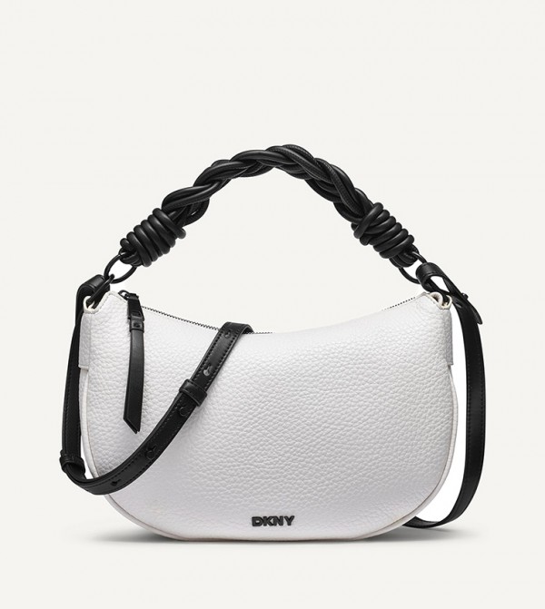 ELSIE Textured Top-Handle Bag