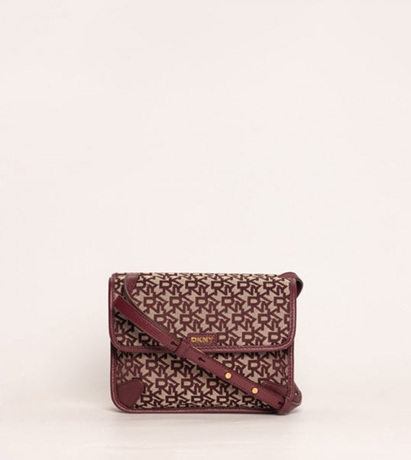 ELOISE Logo Patterned Flap Crossbody Bag