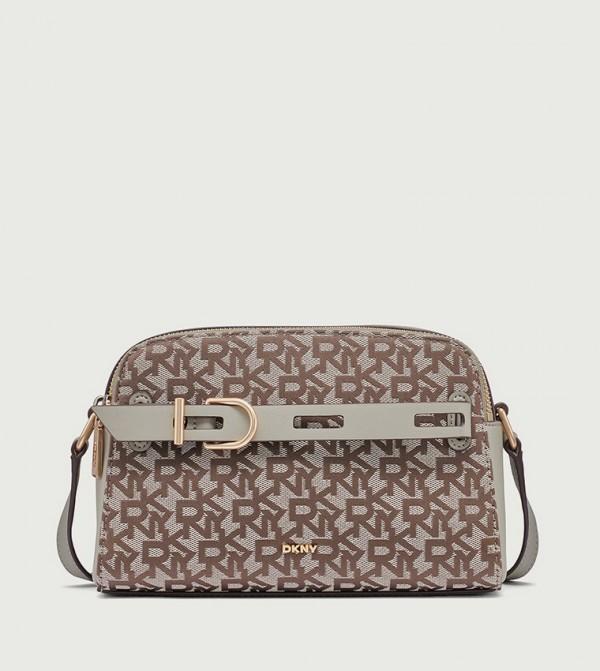 ONYX Logo Patterned Crossbody Bag