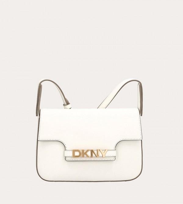 AVRIL Logo Detail Flap Crossbody Bag