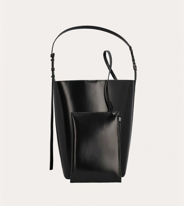 AVRIL Textured Bucket Bag