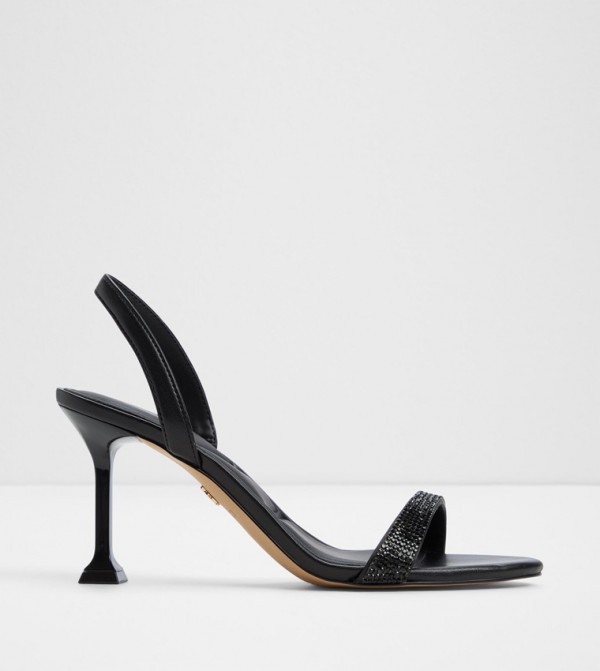 RADIANCE Textured Slingback Heeled Sandals