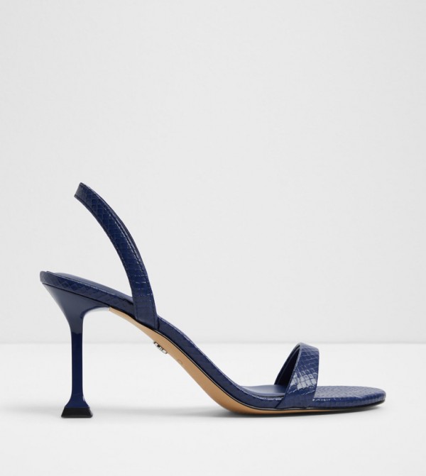 RADIANCE Textured Slingback Heeled Sandals