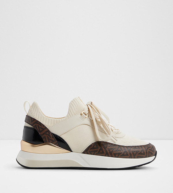RANALDAR Patterned Mid Top Sneakers