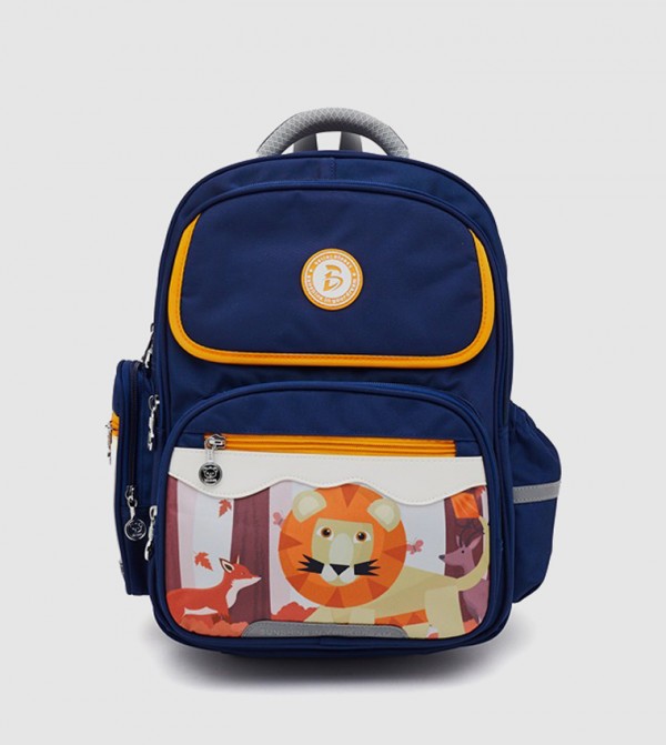 Lion Print Backpack