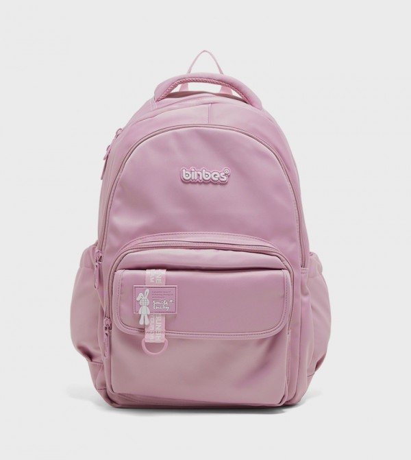 Solid Zip-Around Backpack