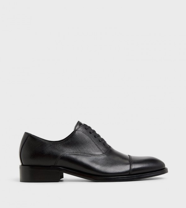 REECE Textured Lace-Up Formal Shoes