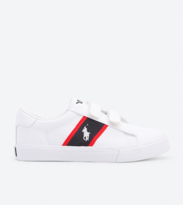 Buy Polo Ralph Lauren Geoff Ez Dual Loop Velcro Closure Sneakers WhiteRF101080C In White 6thStreet UAE