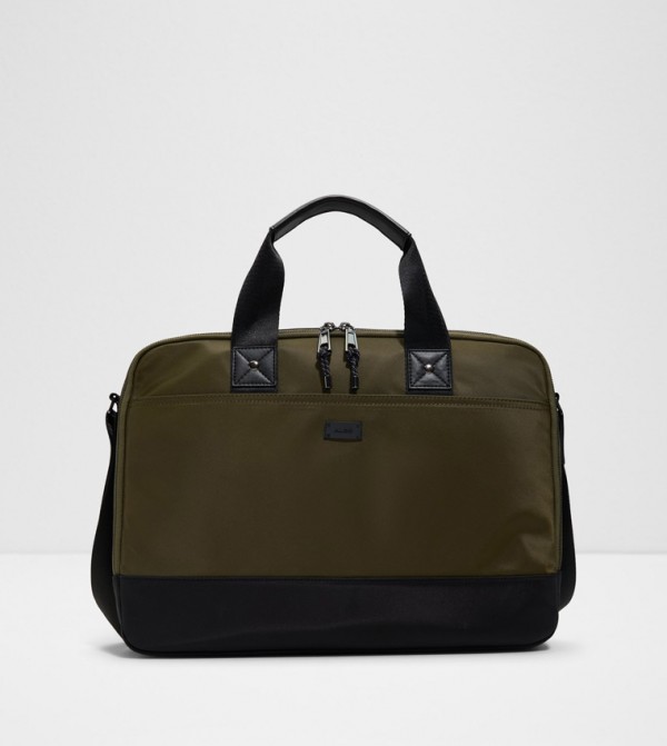 RHERARIEN Color Block Laptop Bag