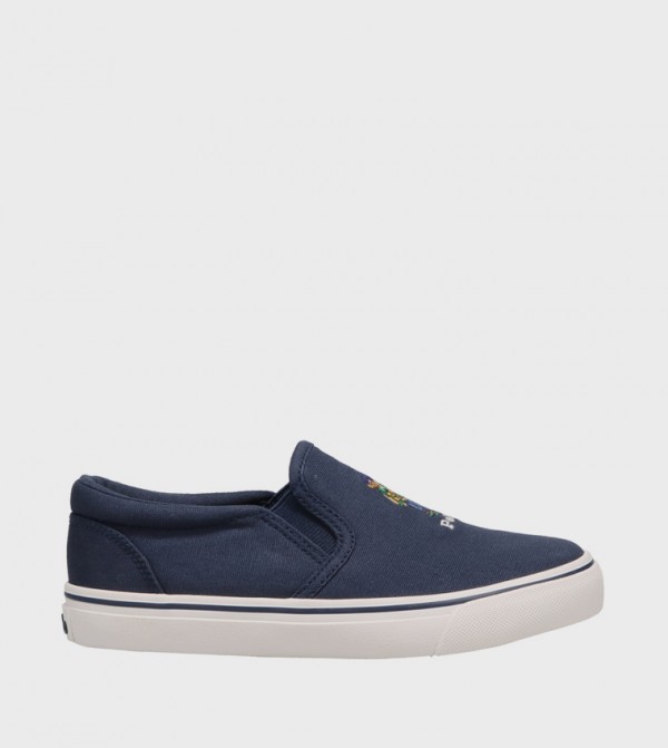 KEATON Embroidered Slip-Ons
