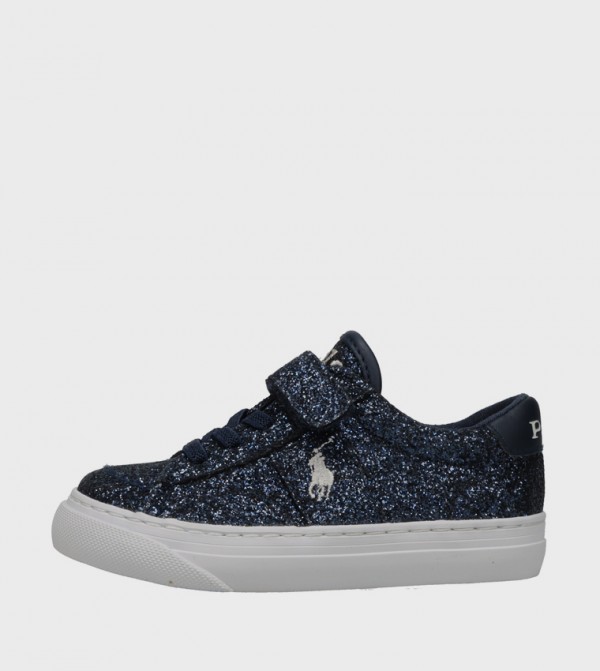 RYLEY PS Glittered Velcro Closure Sneakers
