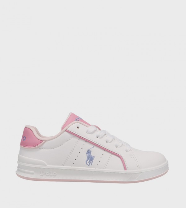 HERITAGE COURT III Contrast Trim Logo Detail Sneakers