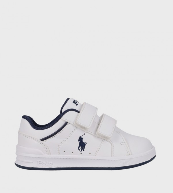 HERITAGE COURT IV EZ Logo Embroidered Velcro Sneakers