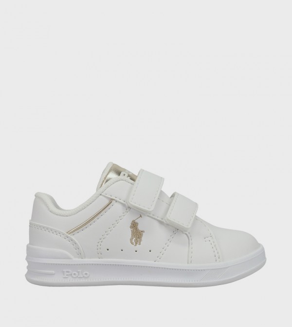 HERITAGE COURT IV EZ Logo Embroidered Velcro Sneakers