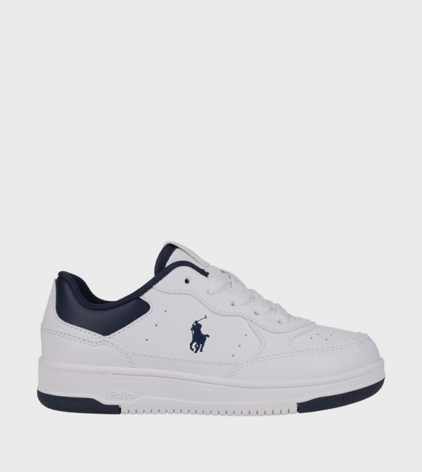 MASTERS COURT II Contrast Trim Logo Detail Sneakers