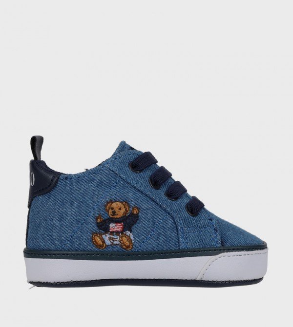 QUILTON BEAR GORE High-Top Sneakers