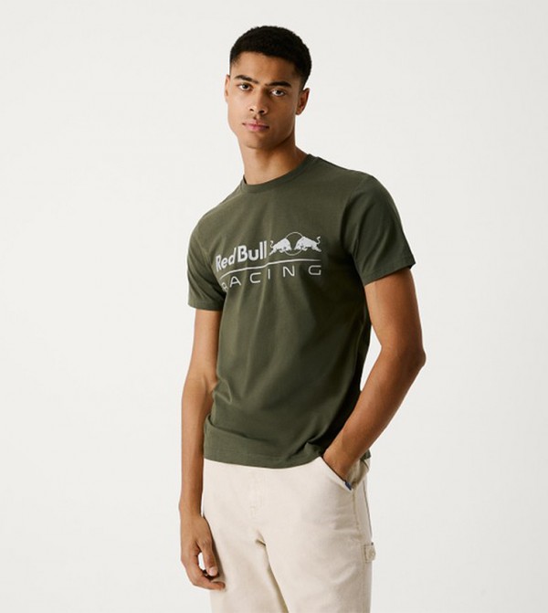 Logo Printed Crew Neck T-Shirt