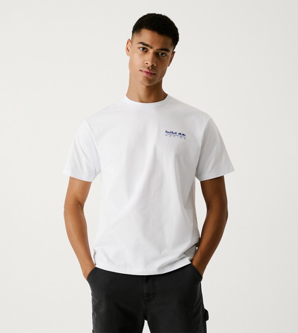 Logo Printed Crew Neck T-Shirt