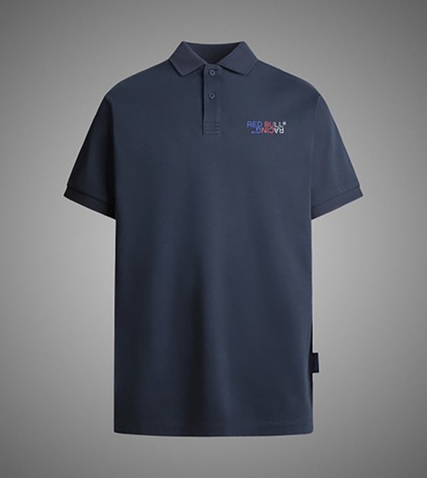RBR Back Printed Short Sleeves Polo T-Shirt