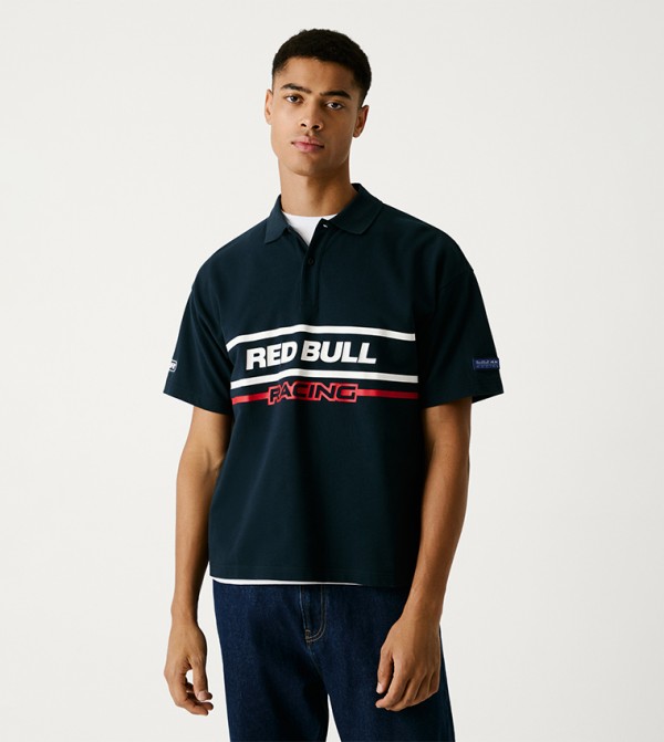 Logo Printed Short Sleeves Polo T-Shirt